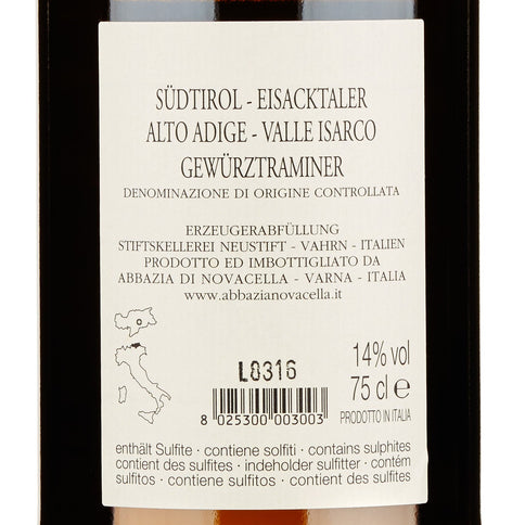 Alto Adige Gewürztraminer DOC 2024 - Abbazia di Novacella