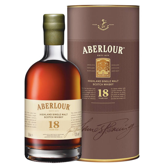Highland Single Malt Scotch Whisky 18 Years Old - Aberlour (0.7l - astuccio)