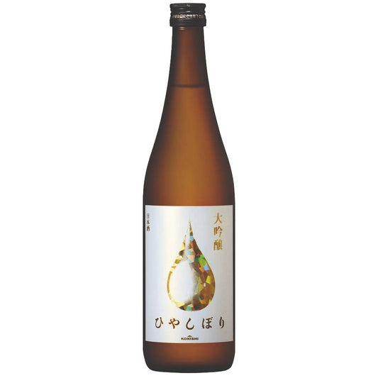 Sake Daiginjo Nama Chozo "Hiyashibori Gold" - Konishi Shuzo (0.72l)