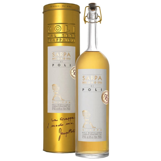 Grappa Barricata "Sarpa Oro" - Jacopo Poli (0.7l - astuccio)