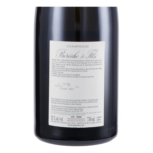 Champagne Extra Brut 1er Cru "Le Cran" 2017 - Bérêche et Fils