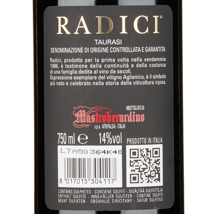 Taurasi DOCG "Radici" 2019 - Mastroberardino
