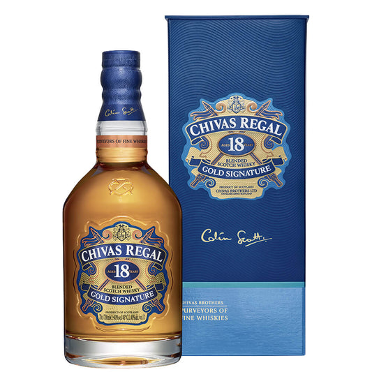 Blended Scotch Whisky "Gold Signature" 18 years old - Chivas Regal (0.7l - astuccio)