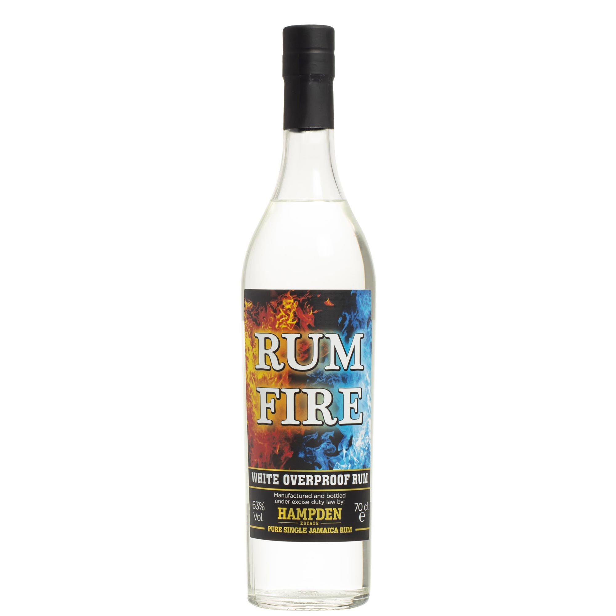 Jamaica White Rum Overproof "Fire" - Hampden Estate (0.7l)