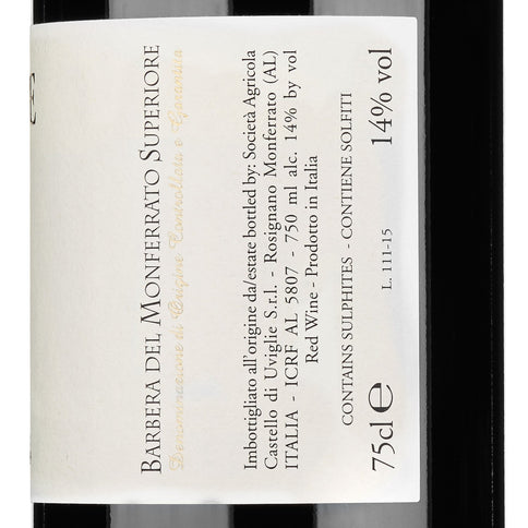 Barbera del Monferrato Superiore "Le Cave" 2020 - Castello di Uviglie