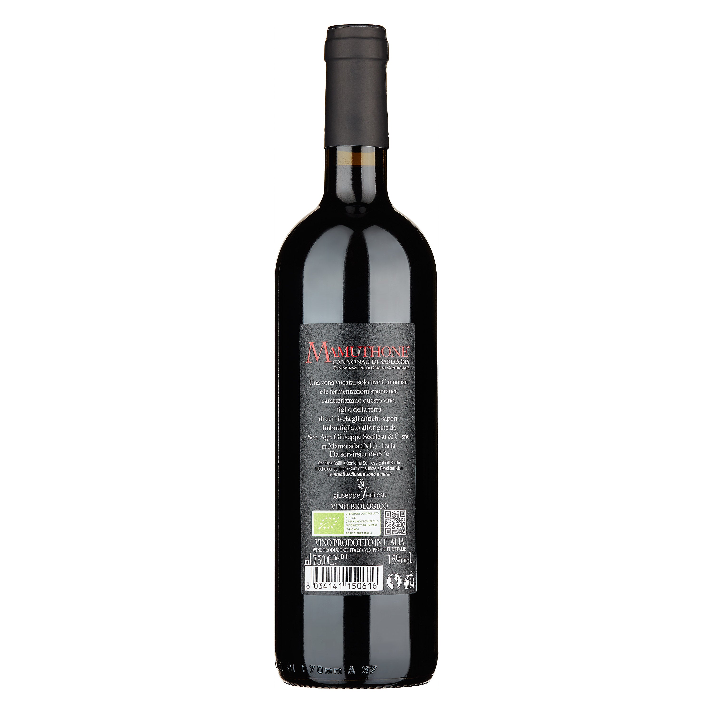 Cannonau di Sardegna DOC "Mamuthone" 2022 - Sedilesu