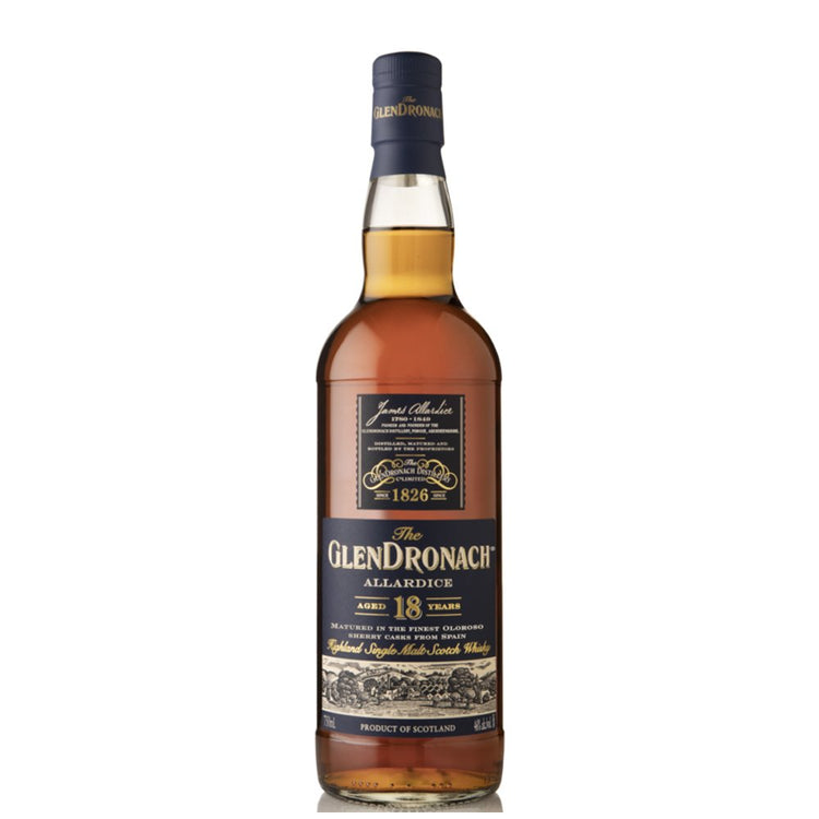 Highland Single Malt Scotch Whisky "Allardice" 18 years old - The GlenDronach Distillery (0.7l - astuccio)