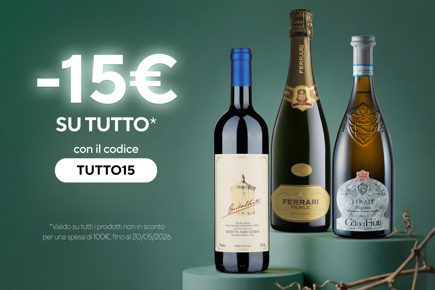 Sconta le tue bottiglie preferite