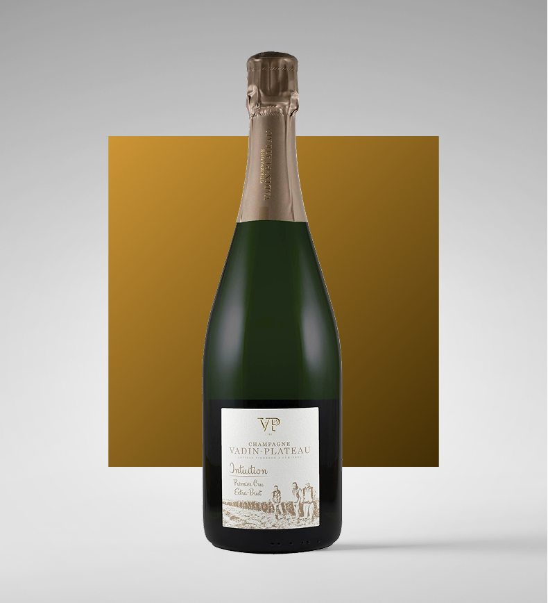 Champagne Extra Brut Premier Cru AOC "Intuition" - Vadin-Plateau