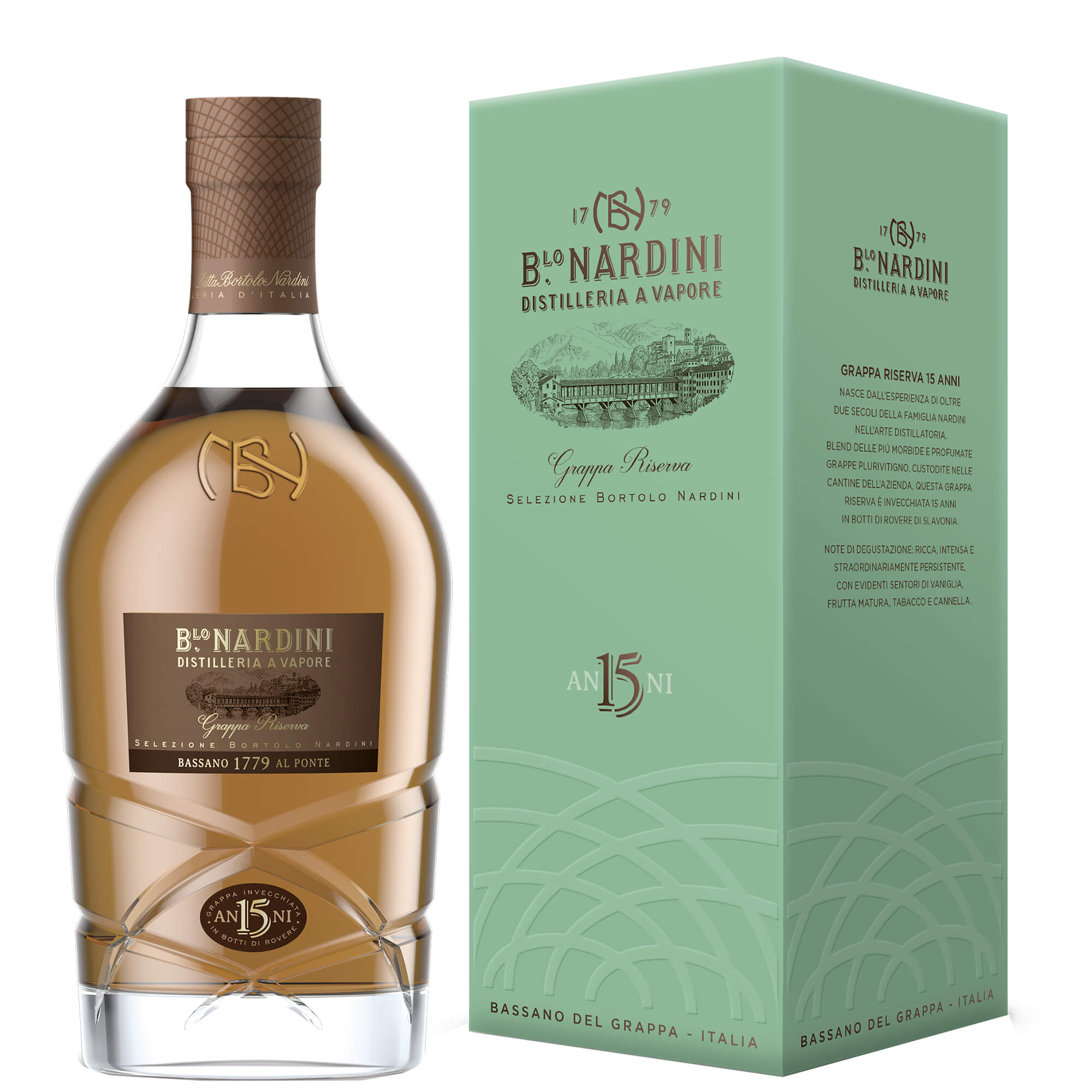 Grappa Riserva 15 anni - Distilleria Nardini 1779 (0.7l - astuccio)