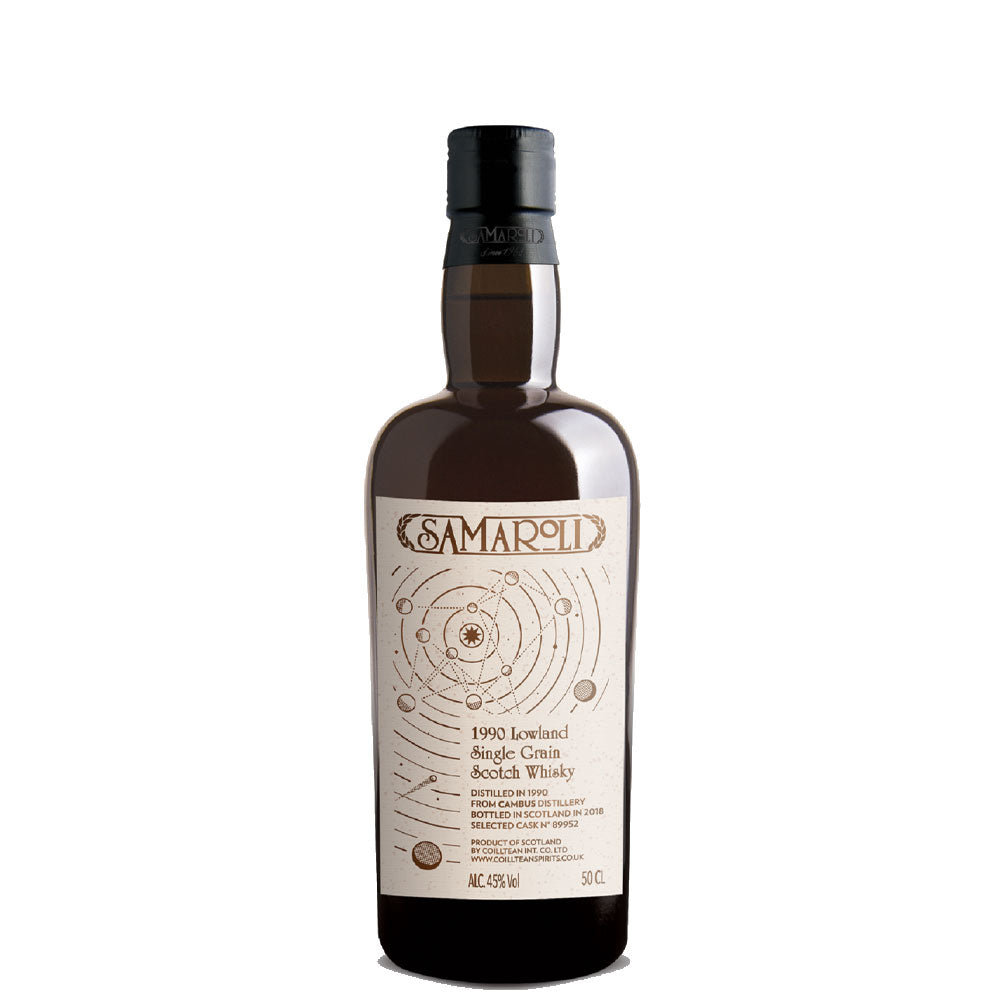 Lowland Single Grain Scotch Whisky "Cambus" 1990 edition 2018 - Samaroli (0.5l, astuccio)