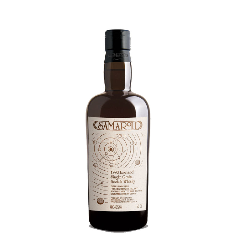 Lowland Single Grain Scotch Whisky "Cambus" 1990 edition 2018 - Samaroli (0.5l, astuccio)