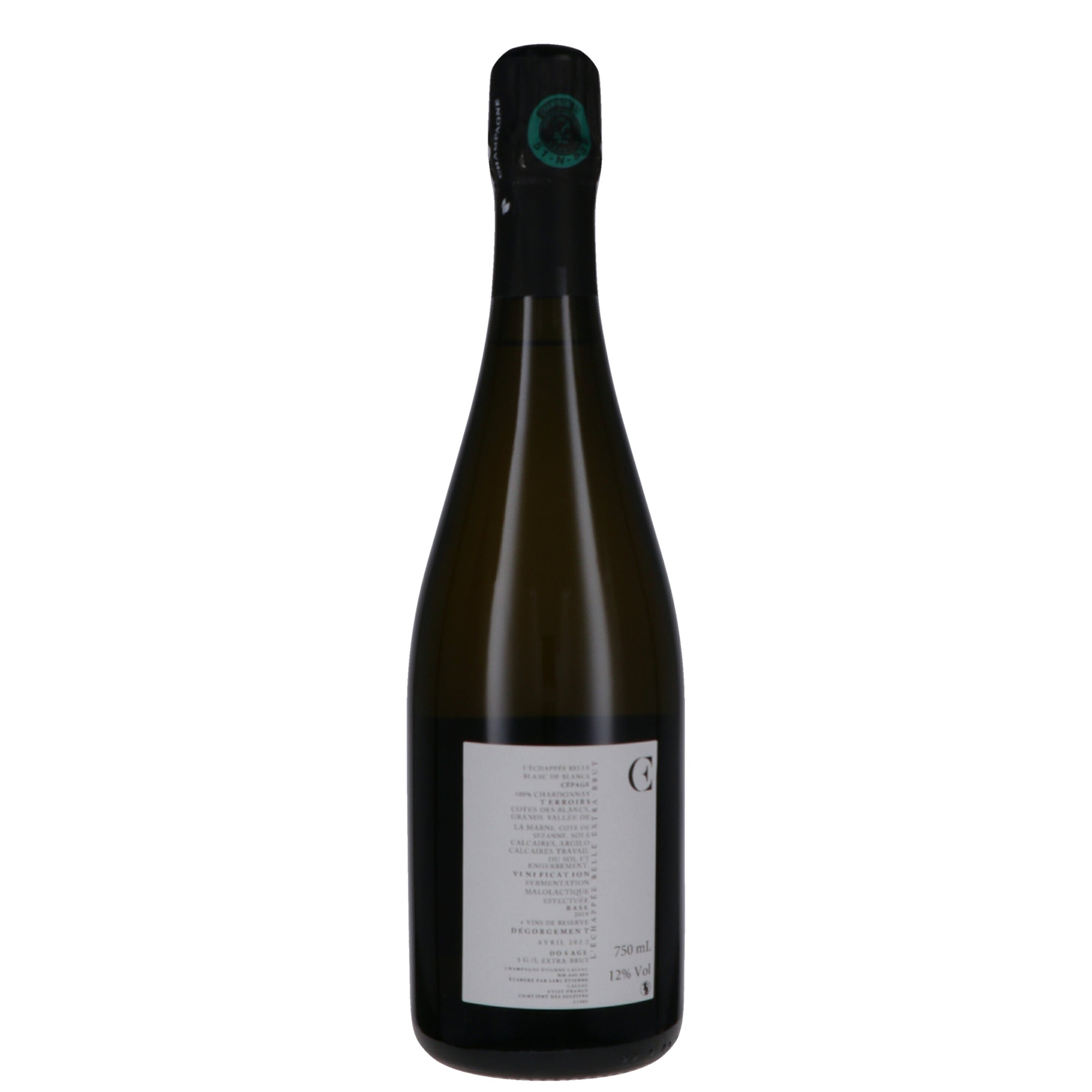 Champagne Blanc de Blancs Extra Brut "Echappée Belle" - Etienne Calsac