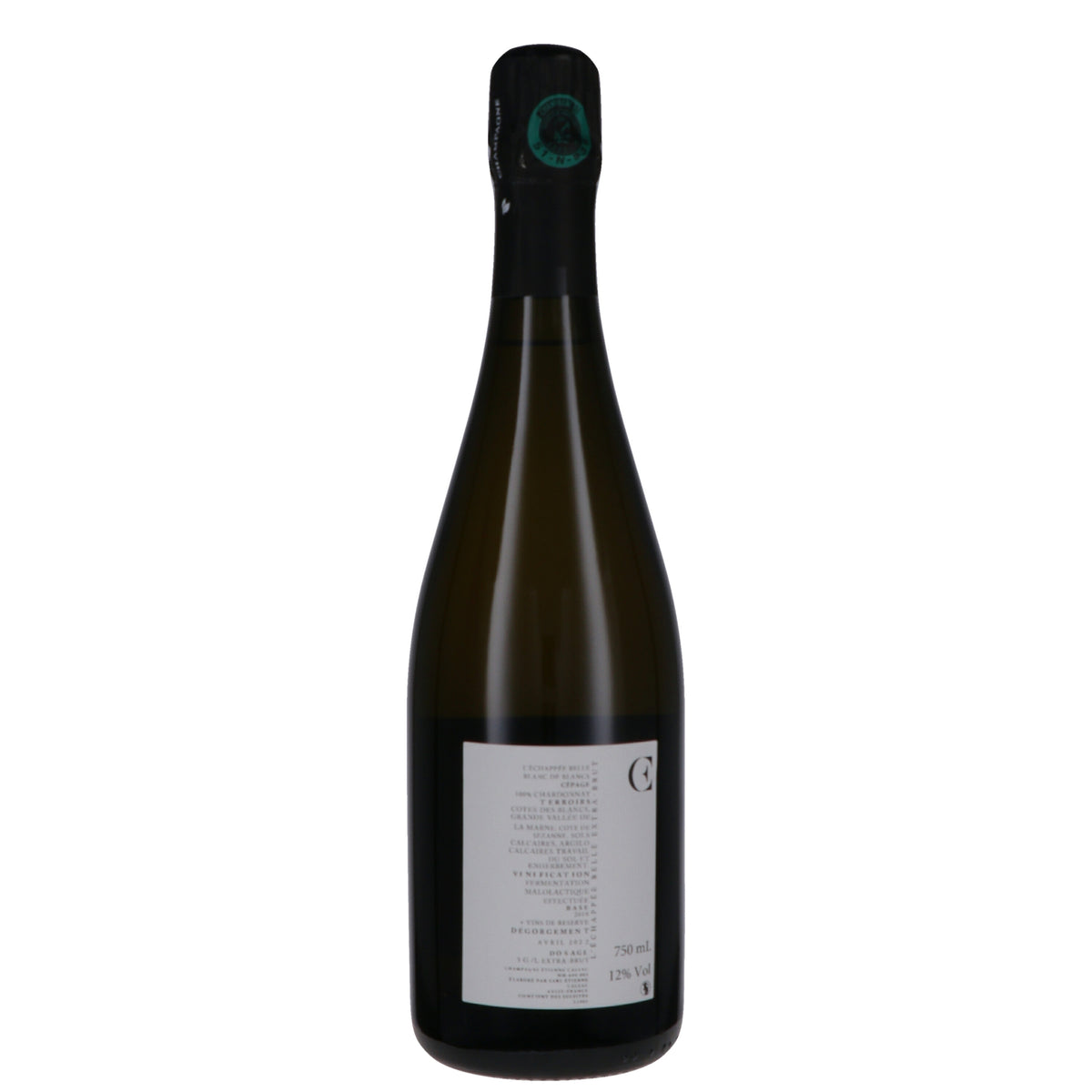 Champagne Blanc de Blancs Extra Brut "Echappée Belle" - Etienne Calsac 