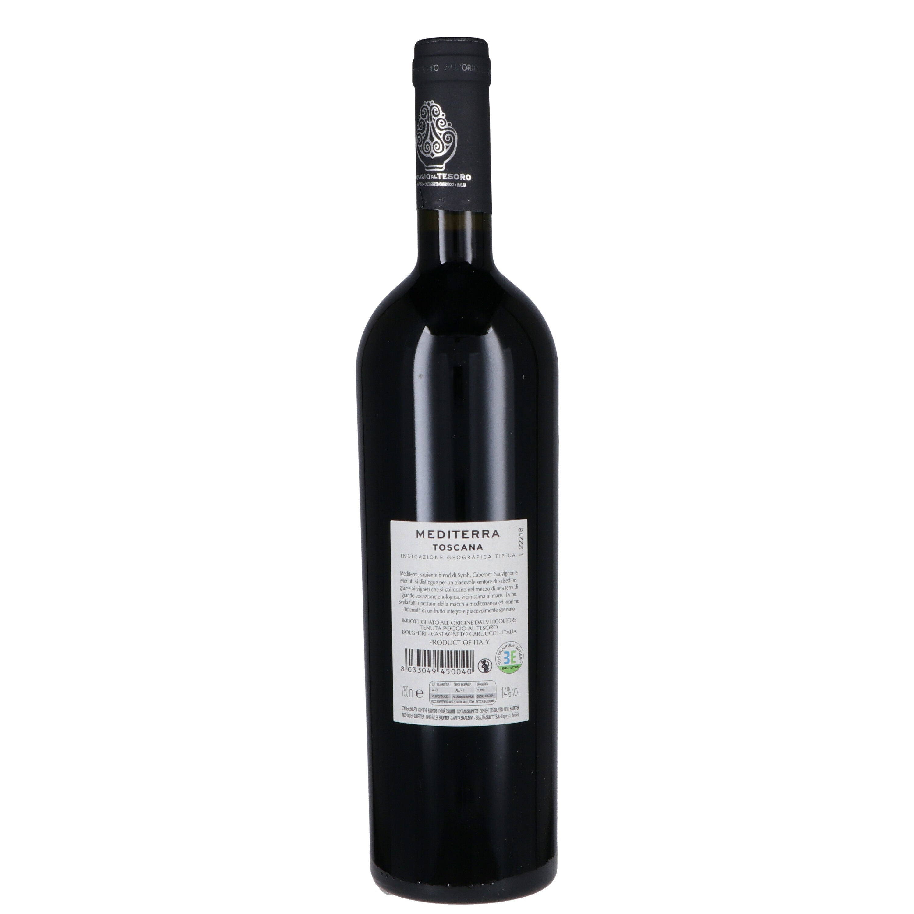 Toscana Rosso IGT "Mediterra" 2023 - Poggio al Tesoro, Marilisa Allegrini