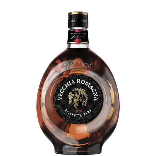 Brandy Invecchiato in Botti di Rovere "Vecchia Romagna Etichetta Nera" - Gruppo Montenegro (0.7l)