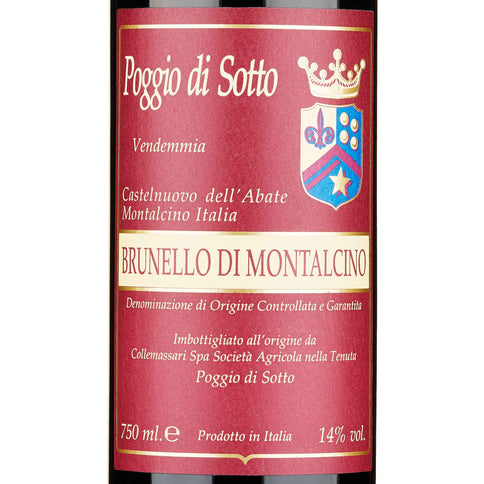 Brunello di Montalcino DOCG 2018 - Poggio di Sotto