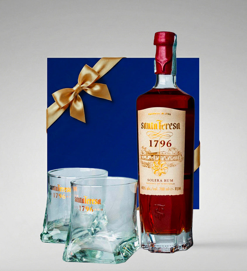 Rum "Santa Teresa 1796 - Per Tannico" - Santa Teresa (gift box con bicchieri)