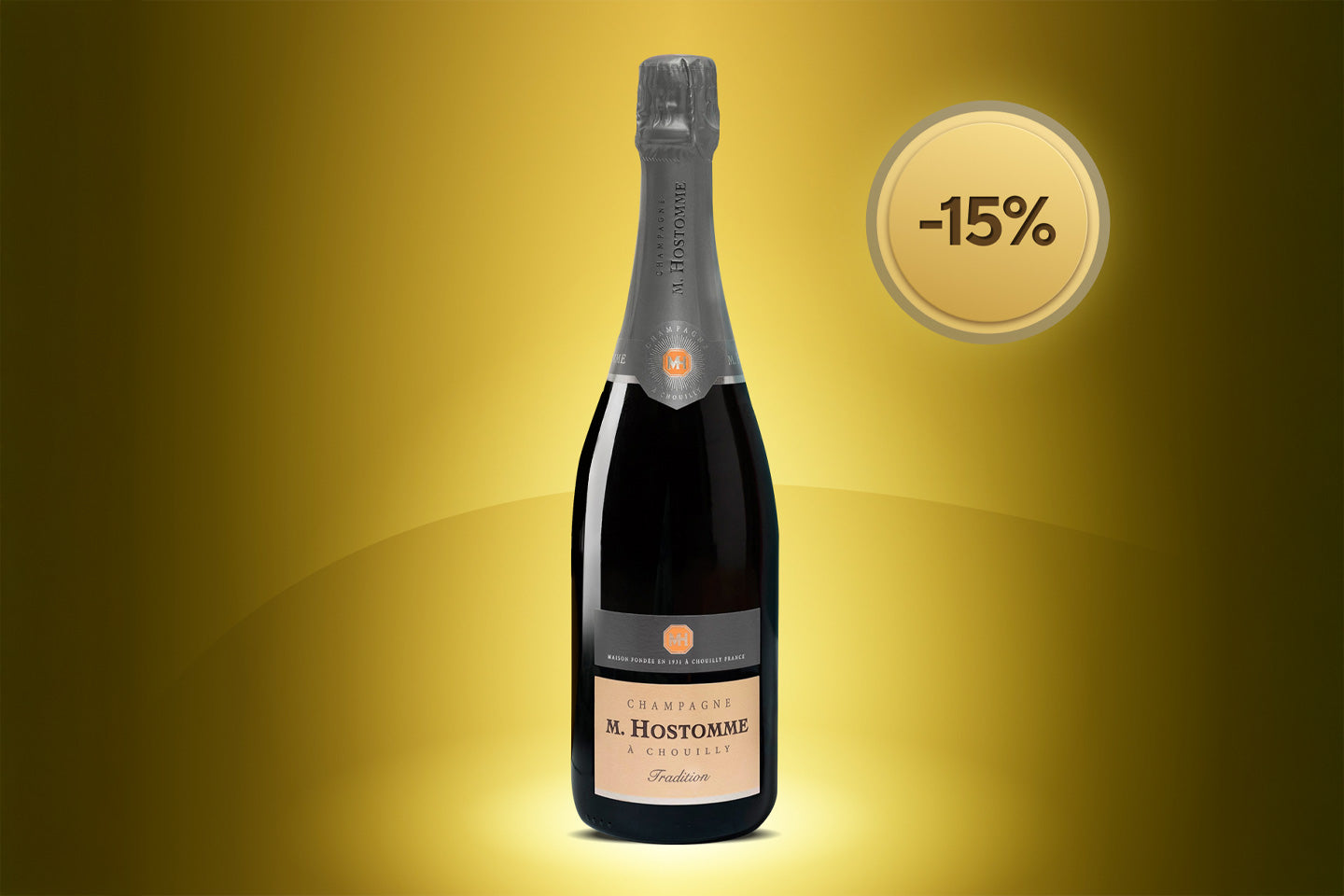 Champagne a soli 25,40 €