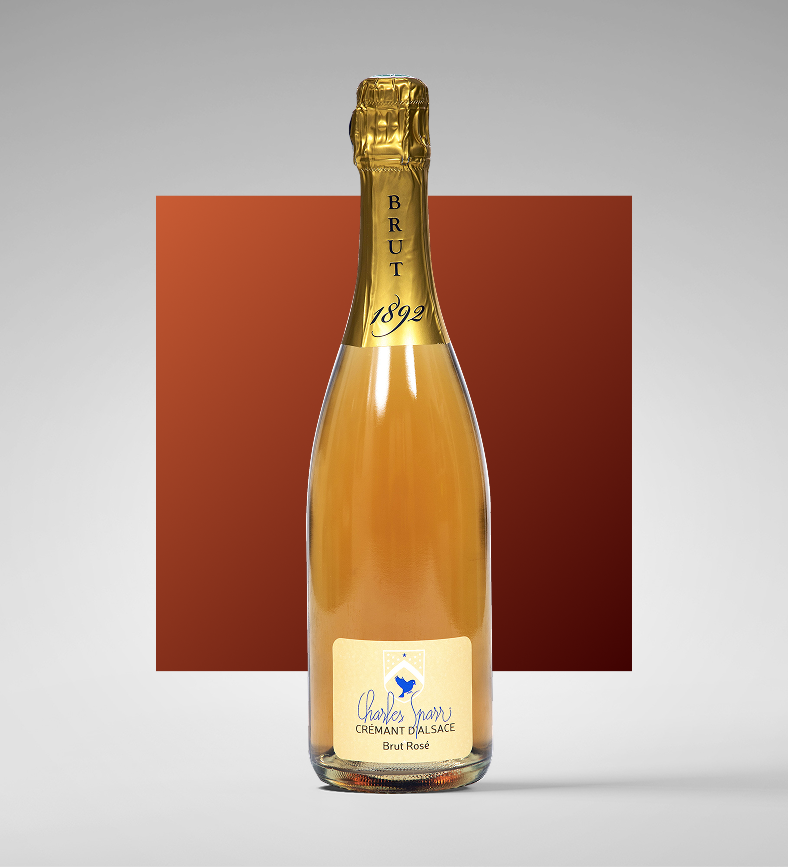 Crémant d'Alsace Brut Rosé Méthode Traditionnelle - Charles Sparr