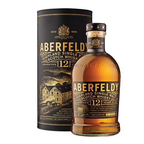 Scotch Whisky Single Malt 12 y.o. - Aberfeldy (0.7l - con latta)