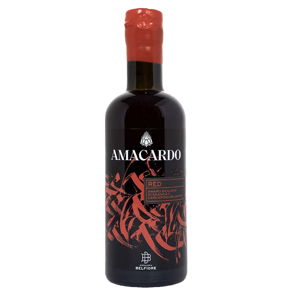 Amaro di Arancia Rossa e Carciofino Selvatico dell’Etna "Red" - Amacardo (0.5l)