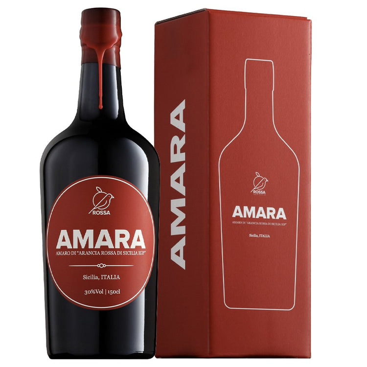 Amaro d'arancia rossa "Amara" Magnum - Rossa Sicily (astuccio)