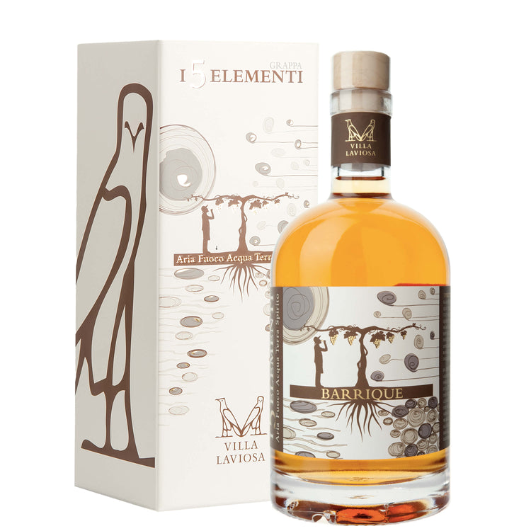 Grappa "I 5 Elementi - Barrique" - Villa Laviosa (0.5l - astuccio)