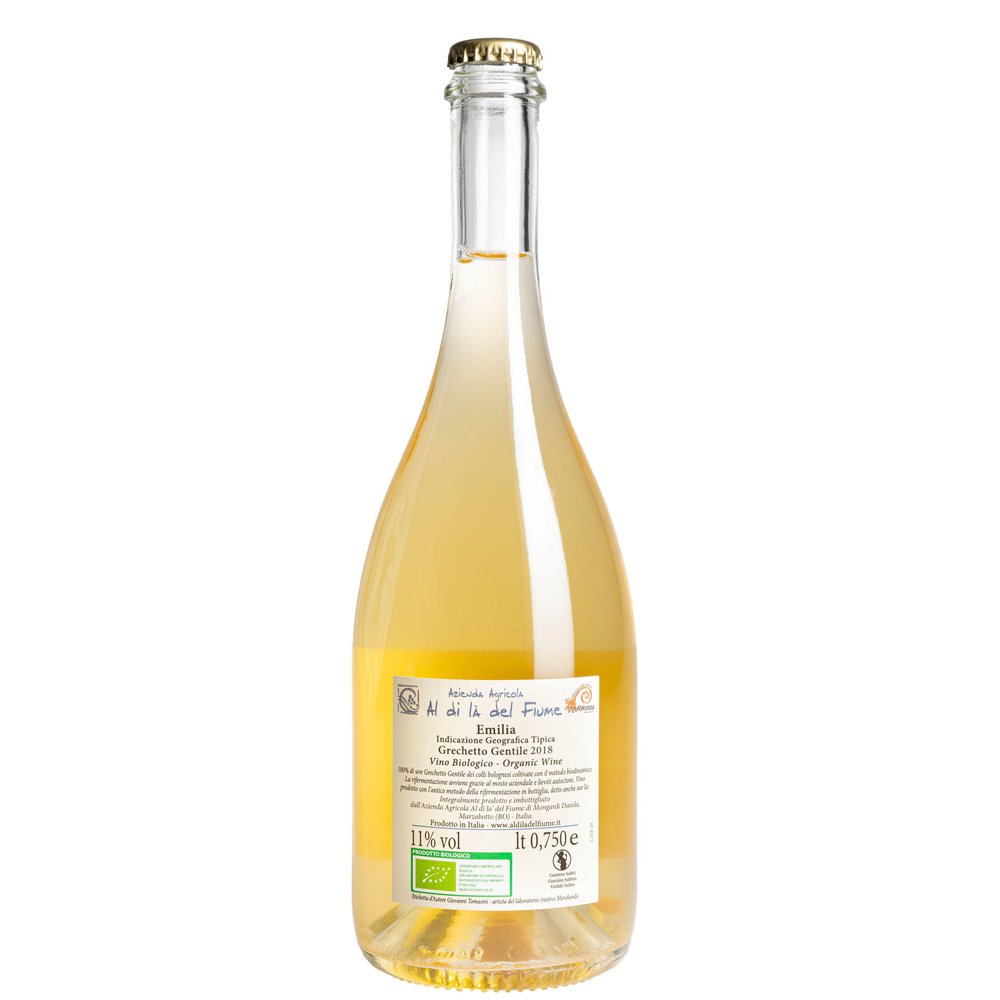 Emilia Grechetto frizzante IGT "Birichén" - Al di là del fiume (tappo a corona)