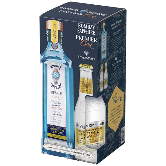 London Dry Gin "Bombay Sapphire" Premier Cru & Tonic Gift Pack (0.7l)