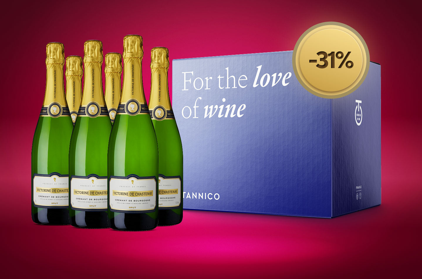 6 Crémant de Bourgogne a soli 99,40€