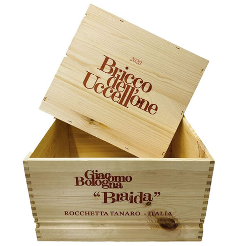 Cassa Legno Braida Bricco dell'Uccellone 6 bottiglie