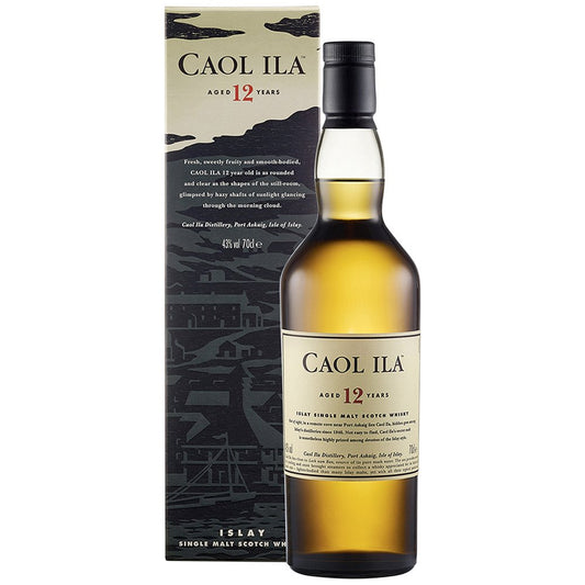 Scotch Whisky Single Malt 12 YO - Caol Ila (astuccio, 0.7l)