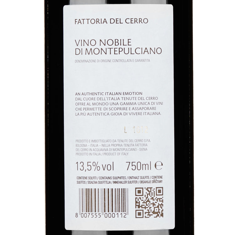 Vino Nobile di Montepulciano DOCG "Silìneo" 2022 - Fattoria del Cerro, Tenute del Cerro (cassetta di legno)