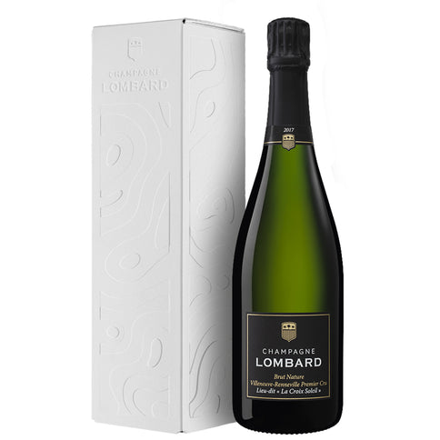Champagne Blanc de Blancs Brut Nature Villeneuve-Renneville 1er Cru Lieu Dit “La Croix Soleil” 2017 - Lombard 8 (astuccio)