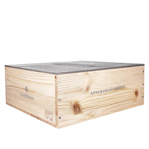 Cassetta Legno Ca' del Bosco Annamaria Clementi 3 bottiglie