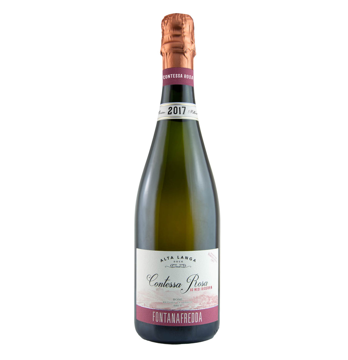 Alta Langa Rosé Brut DOCG “Contessa Rosa” 2020 - Fontanafredda
