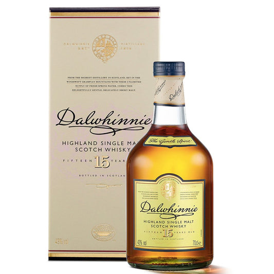 Highland Single Malt Scotch Whisky 15 Years Old - Dalwhinnie (0.7l, astuccio)