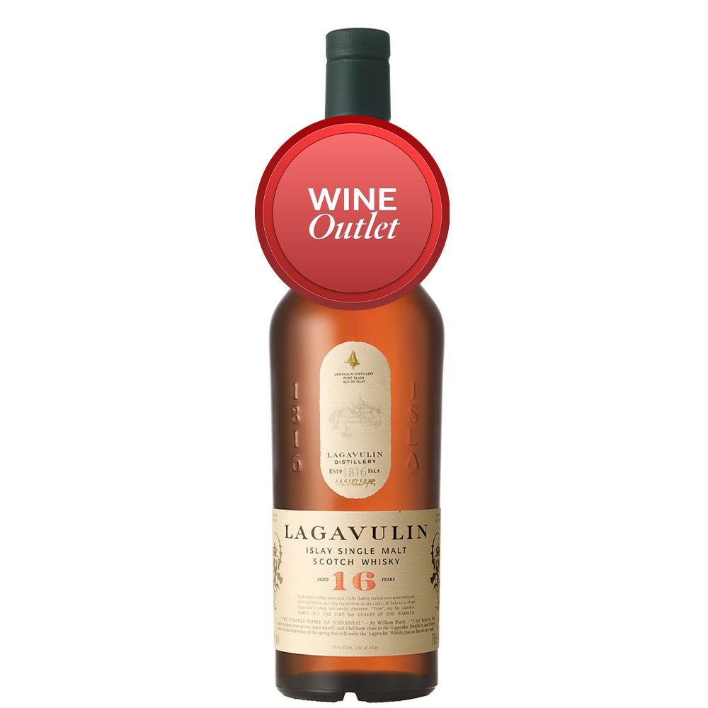 Islay Single Malt Scotch Whisky 16 YO - Lagavulin (0.7l) (Wine Outlet)