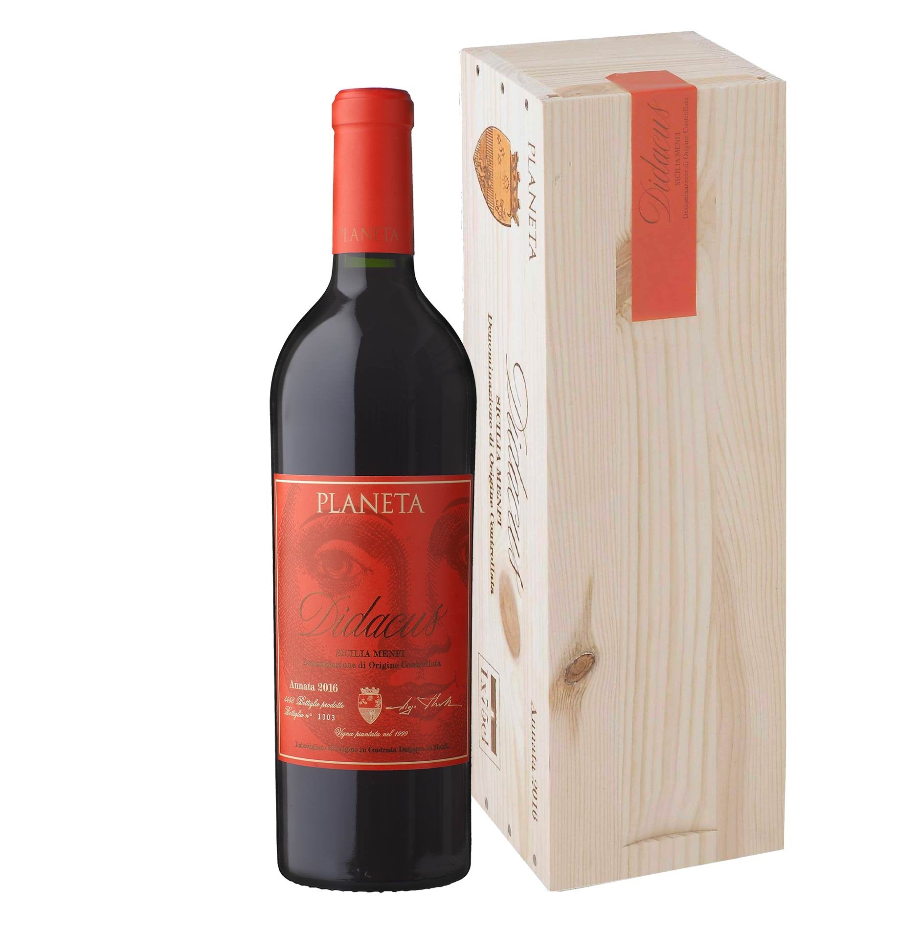 Sicilia Menfi Cabernet Franc DOC "Didacus" 2020 - Planeta (cassetta dei legno)