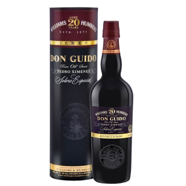 Sherry Pedro Ximénez "Don Guido Solera Especial" 20 Years Old - Williams & Humbert (0.5l - astuccio a tubo)