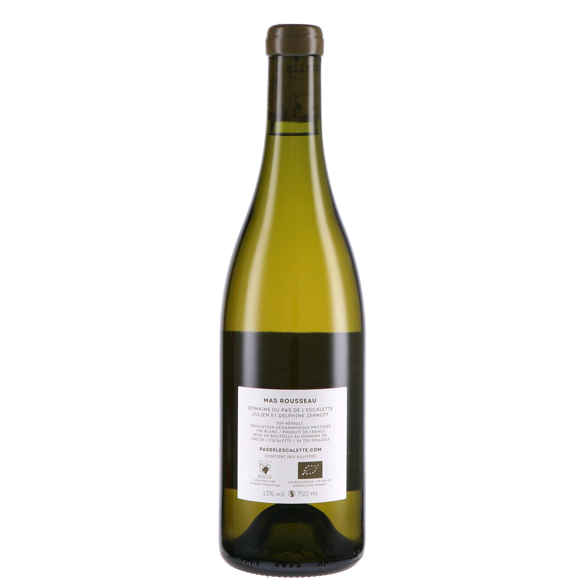 Languedoc "Mas Rousseau" 2018 - Domaine du Pas de l'Escalette