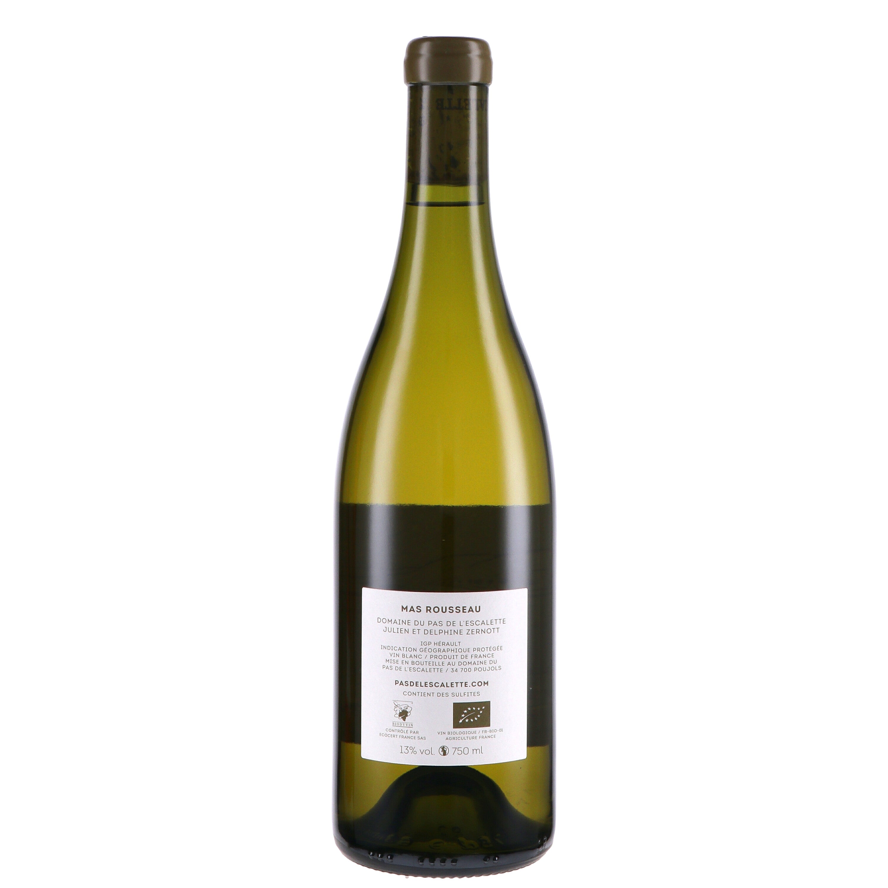 Languedoc "Mas Rousseau" 2018 - Domaine du Pas de l'Escalette