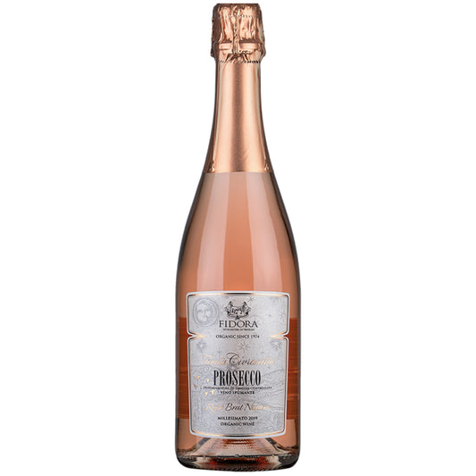 Prosecco Spumante Rosé Brut Nature Doc "Tenuta Crivanetta" 2023 - Fidora
