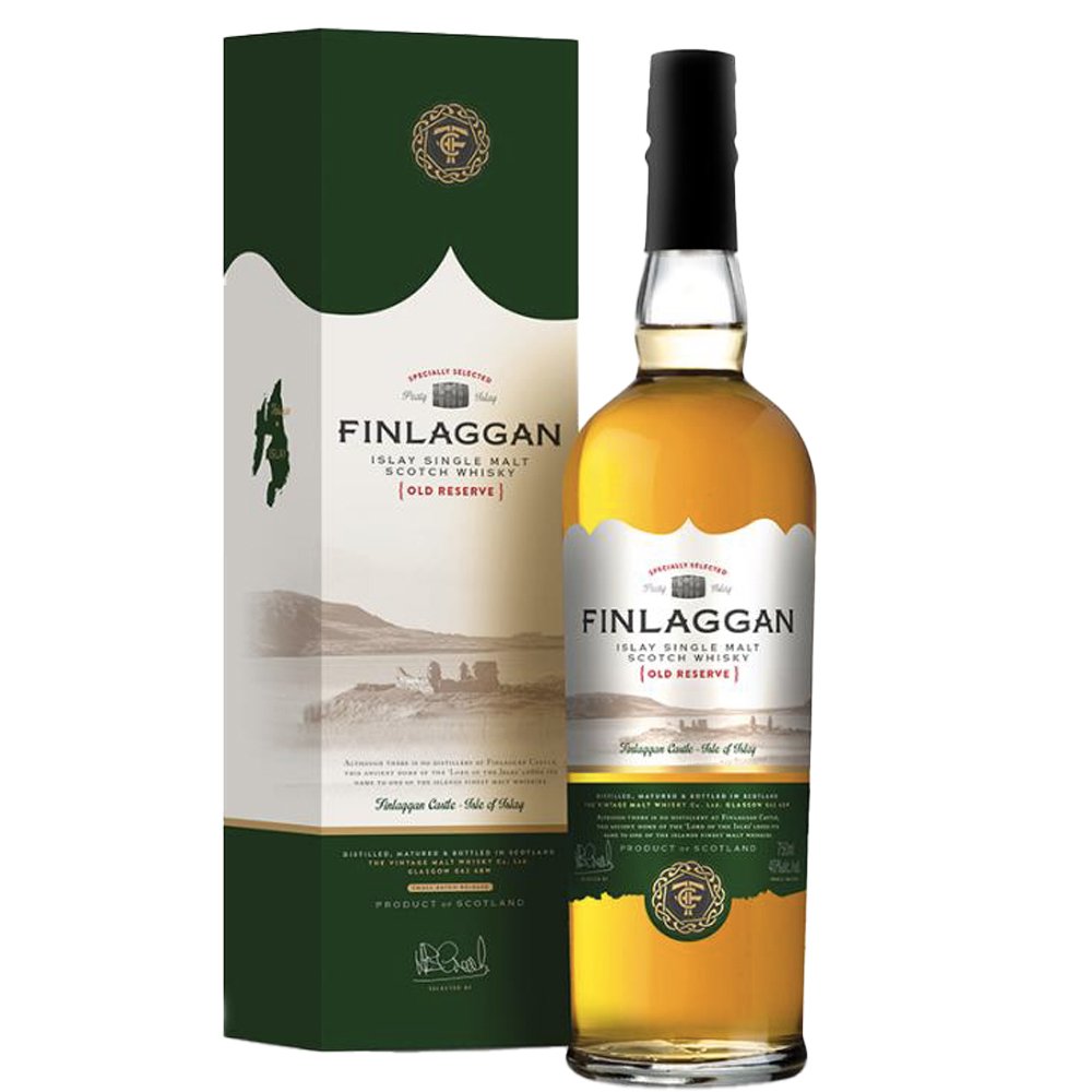 Islay Single Malt Scotch Whisky "Finlaggan Old Reserve" - The Vintage Malt Whisky Company (0.7l, astuccio)