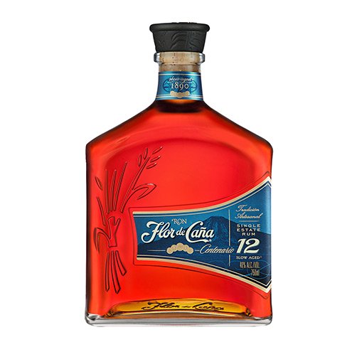 Rum Single Estate Centenario 12 years old - Flor de Caña (0.7l, astuccio)
