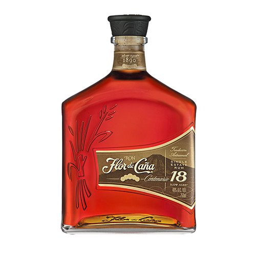 Rum Single Estate Centenario 18 years old - Flor de Caña (0.7l)