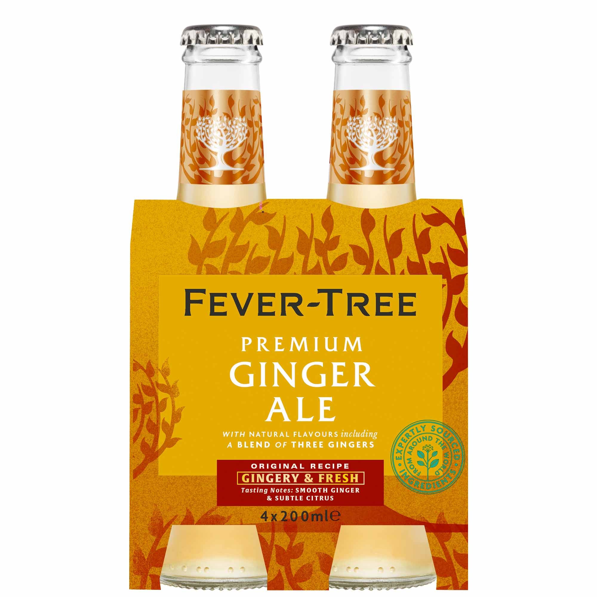 Premium Ginger Ale - Fever-Tree (Pack 4X200ml)