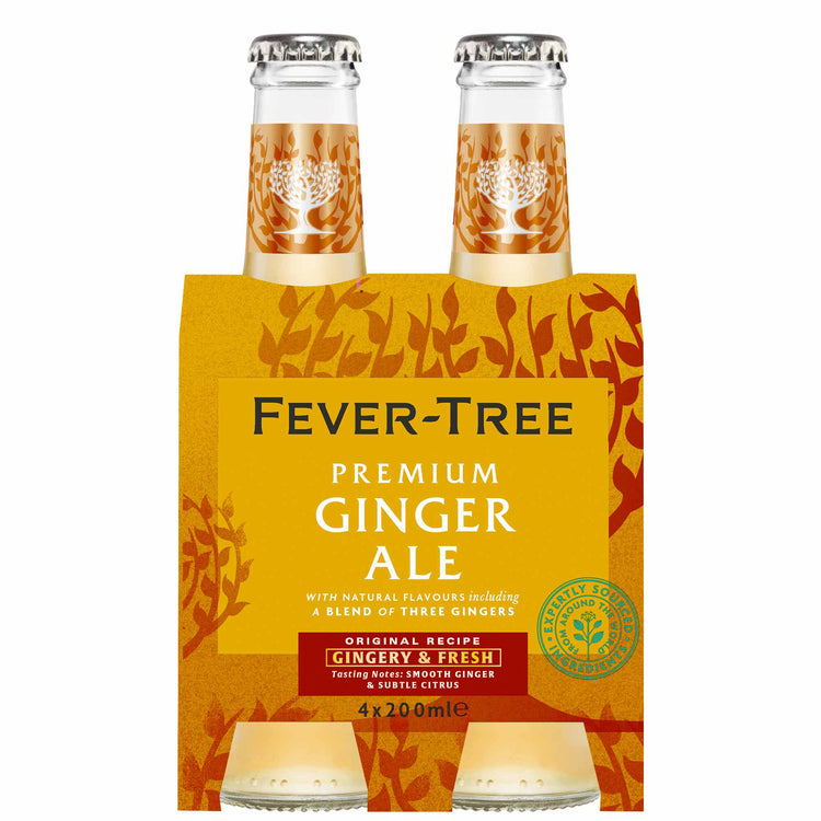 Premium Ginger Ale - Fever-Tree (Pack 4X200ml)