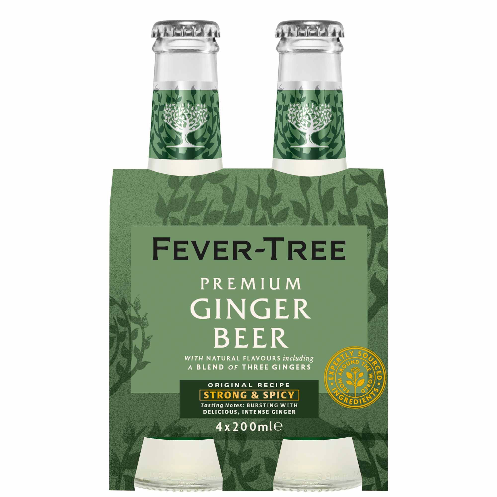 Soft Drink "Ginger Beer" - Fever-Tree (Pack 4X200ml)